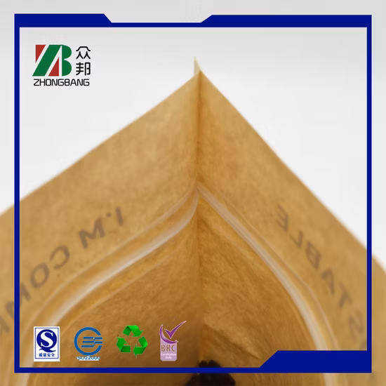 Compostável 12 onças Branco Fosco Verde Papel Kraft Saco de Café Ecológico Biodegradável Fecho Zip Saco de Embalagem de Folhas de Chá com Zíper