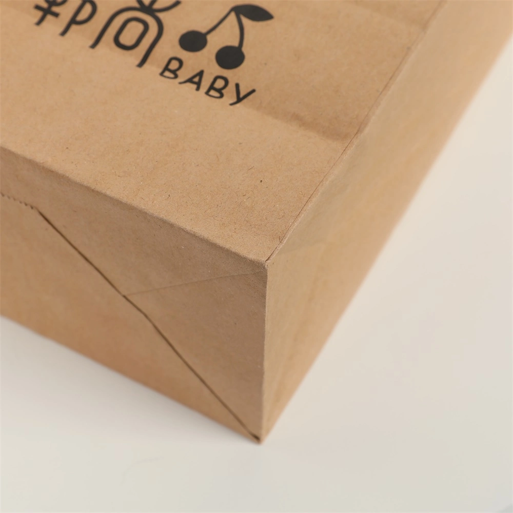 Eco-Friendly Apprael Packaging Paper Shopping Bag with Die Cut